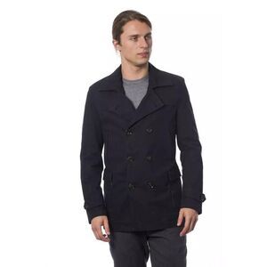 Verri Double Breasted Peacoat VE18303FBB Men Blue Blazers